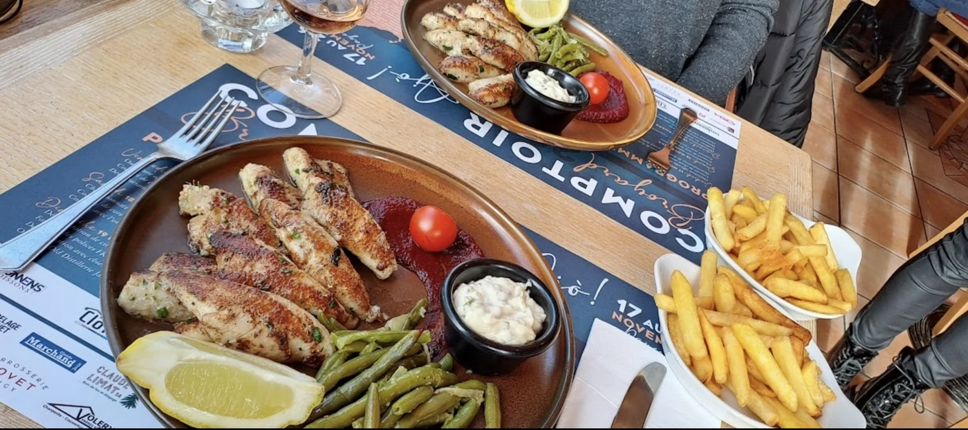 Filets de perche et frites