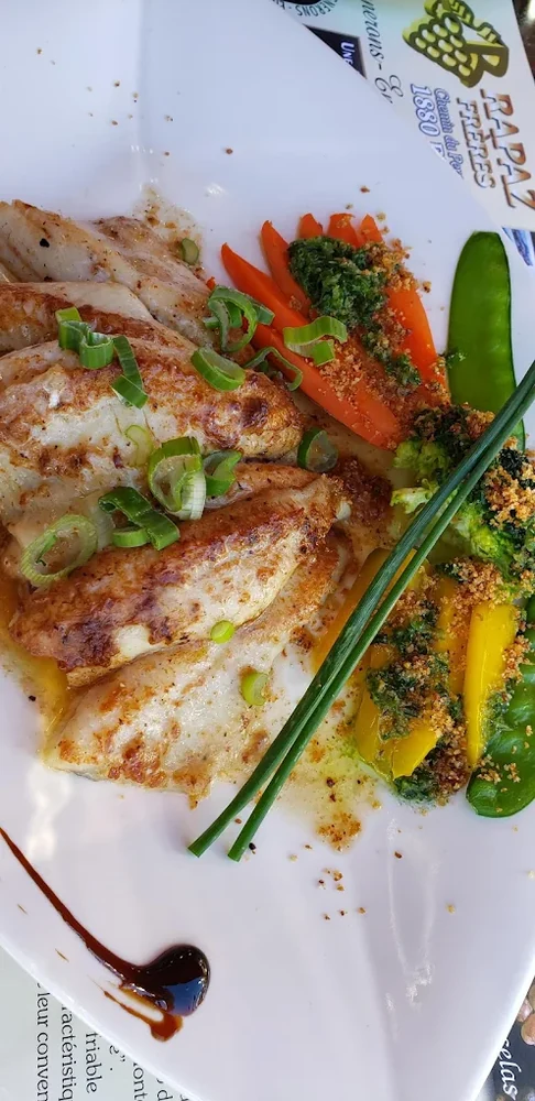 Assiette de gambas maison