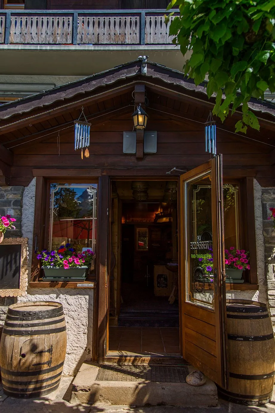 Entrée du restaurant